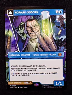 Norman Osborn BORDERLESS M Marvel's Spider-Man 220 MTG NM - Image 1