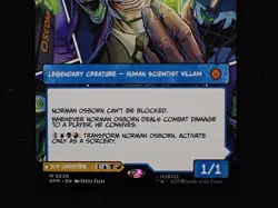 Norman Osborn BORDERLESS M Marvel's Spider-Man 220 MTG NM - Image 3