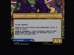 Norman Osborn BORDERLESS M Marvel's Spider-Man 220 MTG NM - Image 4