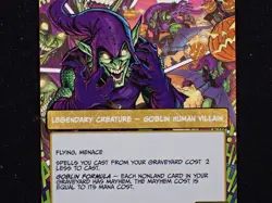 Norman Osborn BORDERLESS M Marvel's Spider-Man 220 MTG NM - Image 5