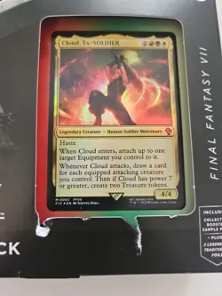 MAGIC THE GATHERING Final Fantasy VII LIMIT BREAK sealed Commander Deck CLOUD - Image 2