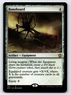 Bonehoard R Commander: Zendikar Rising # 108 NM Normal - Image 1