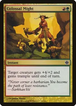 Colossal Might 51 MTG NM Alara Reborn - Image 1