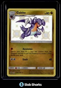 2019 POKEMON SM HIDDEN FATES #SV39/SV94 GABITE SHINY VAULT RARE - Image 1