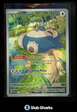 2023 POKEMON SV BLACK STAR PROMOS - SVP EN #051 SNORLAX FULL ART - Image 1