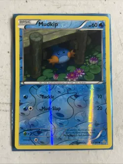 Pokemon TCG Mudkip XY Primal Clash 33/160 Reverse Holo Common - Image 1