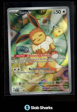 2025 POKEMON SV BLACK STAR PROMOS - SVP EN #173 EEVEE FULL ART - Image 1
