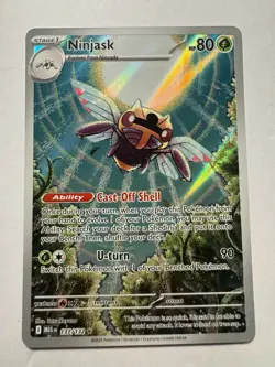 Pokemon TCG Ninjask 137/132 Mega Evolution Illustration Rare - Image 1
