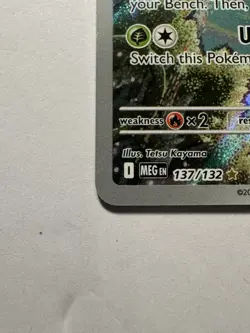 Pokemon TCG Ninjask 137/132 Mega Evolution Illustration Rare - Image 2