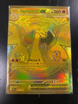 Pokemon Mega Charizard EX 130/094 Phantasmal Flames ENGLISH IN HAND READY TOSHIP - Image 1