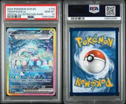 Pokemon TCG Terapagos ex 170/142 Sv07 Stellar Crown SIR Rare 170 GEM MINT PSA 10 - Image 3