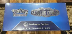 Stellar Crown Pokemon Center Exclusive Elite Trainer Box ETB TCG Factory Sealed - Image 3