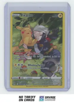 2022 Pokemon SWSH Lost Origin Trainer Gallery Holo Pikachu #TG05/TG30 - Image 1