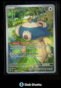 2023 POKEMON SV BLACK STAR PROMOS - SVP EN #051 SNORLAX FULL ART - Image 1