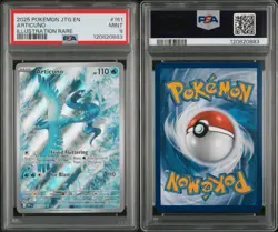 POKEMON 2025 JTG EN-JOURNEY TOGETHER ILLUSTRATION RARE #161 ARTICUNO PSA 9 - Image 3