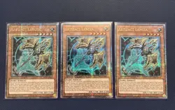 Yu-Gi-Oh! Artifact Lancea RA01-EN006 Quarter Century Rare QCR playset - Image 1