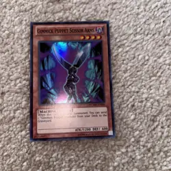 Yu-Gi-Oh! Gimmick Puppet Scissor Arms NUMH-EN008 Unlimited Super Rare - Image 1