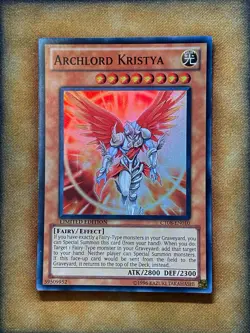 Yugioh Archlord Kristya CT08-EN010 Super Rare Limited Edition MP - Image 1