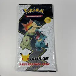 Pokemon Trading Card Game First Partner Pack Johto Sealed 3 Oversize 2 Booster - Image 1