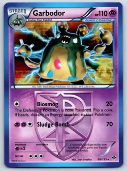 Garbodor - Holo Rare - Plasma Storm 66/135 Black White Pokemon Card MP - Image 1