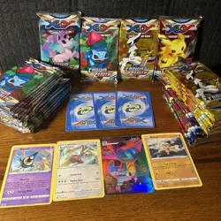 XY Go Pokemon Card Game Crown Zenith. 350 cards in 35 sealed packs. see details - Image 1