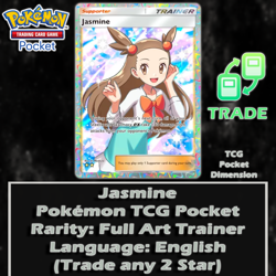 Jasmine Full Art Trainer Supporter Card [POKEMON TCG POCKET] - Image 1