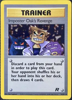 Imposter Oak's Revenge 76/82 Team Rocket Regular - Pokemon Card - Image 1