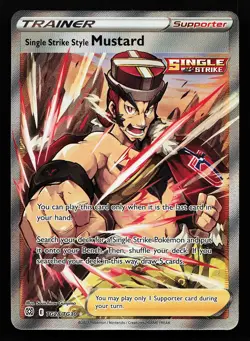 Single Strike Style Mustard TG28/TG30 Ultra Rare Brilliant Stars Pokemon Card - Image 1