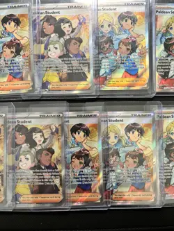 10 Card Pokemon Lot TCG Paldean Student Scarlet & Violet: Paldean Fates 230/091 - Image 2
