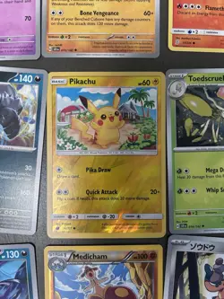 Pokemon Mixed Lot of 20 Cards Including Pikachu! - Image 2