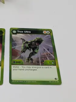 BAKUGAN Battle Planet DIAMOND Ultra TROX B300 Spin Master Rare Cards Bakucore - Image 3