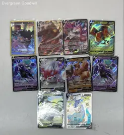 Lots Of 10 Mixed Pokemon Cards Games - Image 1