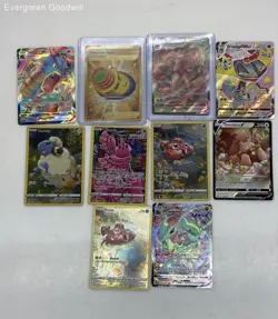 Lots Of 10 Mixed Pokemon Cards Games - Image 1
