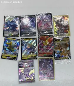 Lots Of 10 Mixed Pokemon Cards Games - Image 1