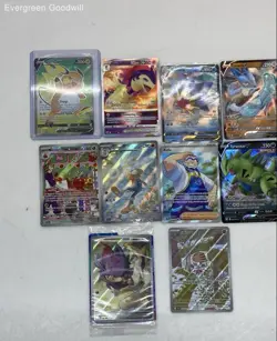 Lots Of 10 Mixed Pokemon Cards Games - Image 1