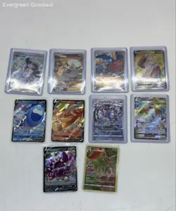 Lots Of 10 Mixed Pokemon Cards Games - Image 1