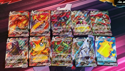 10 VMAX Card Lot Pokemon TCG - Image 1