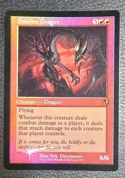 Balefire Dragon (Retro Frame) Innistrad Remastered Foil MTG NM Magic Card - Image 1