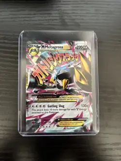 Pokemon TCG M Metagross EX Black Star Promo Card XY35 Ultra Rare 2014 - Image 1
