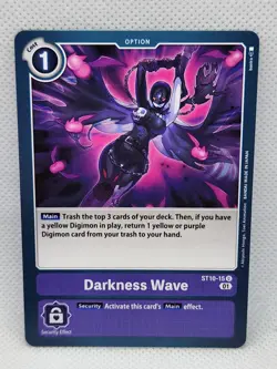 ST10-15 Darkness Wave Option Uncommon Digimon Classic Collection Card X4 NM - Image 2