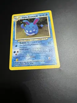 Pokemon TCG Light Azumarill Holo Rare Unlimited Card 13/105 Neo Destiny - Image 2