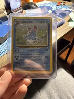Pokemon TCG Azumarill Neo Genesis Holo Card 2/111 - Image 2