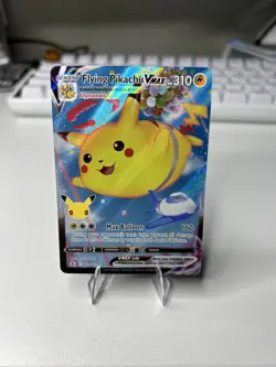 Pokemon Celebrations Flying Pikachu VMAX Holo Card 007/025 Near Mint Condition - Image 1