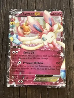 Sylveon EX RC21/RC32 Generations Ultra Rare Holo Foil Card Pokemon TCG - Image 1