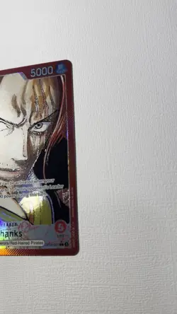 Shanks OP09-001 Leader Manga Parallel Alt Art One Piece Card Emperors in the New - Image 2