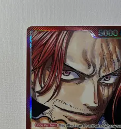 Shanks OP09-001 Leader Manga Parallel Alt Art One Piece Card Emperors in the New - Image 3