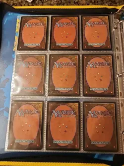 Vintage Magic The Gathering Binder Collection Card Lot MTG 1993-2003 Rares - Image 5