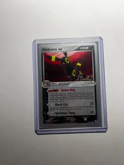 Vintage 2006 Pokemon World Championships Umbreon Ex 112/115 Card - Image 1