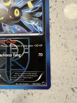 2013 Umbreon 64/116 Team Plasma Pokemon Card Non-Holo! - NM Condition - Image 5