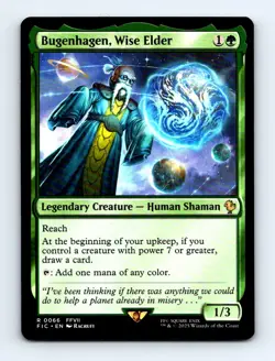 #66 2025 Final Fantasy Commander Bugenhagen, Wise Elder Rare - Image 1